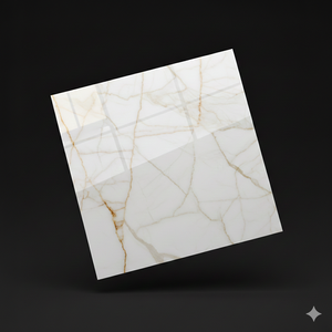 2026 Premium Calacatta Gold 600x1200mm Baldosa de Porcelana Pulida de Lujo con Absorción de Agua para Proyectos de Villas y Hoteles - Product Image 2