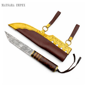Couteau Viking Birka traditionnel, forgé à la main en acier carbone, couteau nordique pour le camping, la chasse et les collectionneurs - Product Image 1