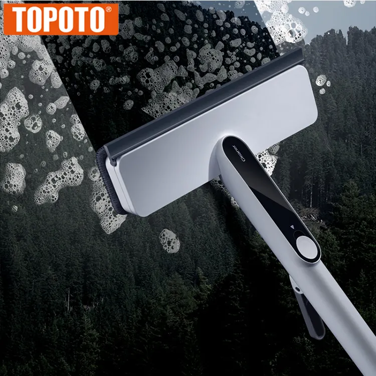 TOPOTO 2023 Multifunctional Spray Mop Window Cleaner Spray Glass Cleaning Wiper With Detachable Handle