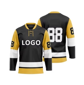 Maillots de sport 100% polyester à séchage rapide, fabricant et fournisseur de maillots de hockey sur glace personnalisés, maillots de hockey sur glace sur mesure - Product Image 3