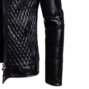 Chaqueta de Cuero Genuino para Hombre, Elegante, de Invierno, Manga Larga, Último Diseño, Alta Calidad, Popular, a la Moda, Nueva - Product Image 4