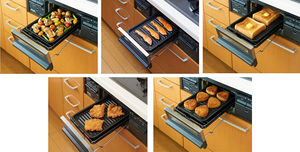 Plaques de cuisson en aluminium métallisé noir pour fabricants en gros – Idéales pour la famille, spécial poisson grillé - Product Image 3