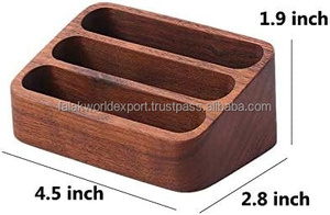 Hotel Business Card Holder <b>Desktop</b> Place Clip Label <b>Stand</b> with Tag for Wedding and Party Decoration Wooden Boxes - Product Image 3