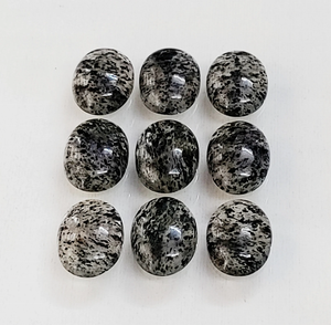 Cuarzo rutilo negro ovalado cabujón, piedra preciosa suelta 14*10 mm 16*12 mm 18*13 mm 20*15 mm, GEMA 100% NATURAL para la fabricación de joyas - Product Image 2