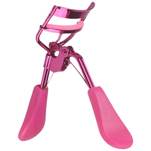 Recourbe-cils rose avec poignées en caoutchouc souple, cadre de recourbement de précision pour une perfection quotidienne du maquillage - Product Image 1