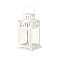 Nouvelle Arrivée : Lanterne Décorative en Verre et Fer, Couleur Rustique Mate, Taille Standard, Porte-Bougie Fait Main, Forme et Taille Personnalisables