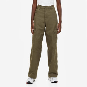 Pantalones de mezclilla de pierna ancha para mujer, estilo casual, con logo personalizado, venta al por mayor, OEM, novedad 2026 - Product Image 2