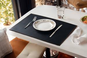 Sets de table en cuir véritable essuyables, résistants à la chaleur et aux taches, en cuir de vachette, pour la restauration commerciale LPM-0019C - Product Image 3