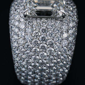 Bague de Luxe en Argent Sterling 925 avec Moissanite Taille Émeraude, Pavé Glacé, Bague Bling Tendance pour Hommes et Femmes, Bijoux Hip Hop, Cadeaux - Product Image 3