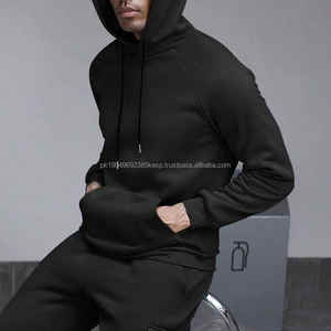 Sweat-shirt à capuche personnalisé de haute qualité pour homme, coupe classique, poche, cordon de serrage, tissu tricoté doux, sweat-shirt décontracté pour homme - Product Image 1