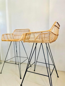 Handmade mây đồ nội thất <span class=keywords><strong>bar</strong></span> phân cao phân cho nhà bếp tốt nhất mua đồ nội thất nhà ghế - Product Image 5