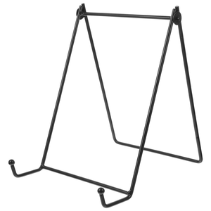 Présentoir en fer noir pour plaques et cadres photo, support moderne en métal pour plaques, présentoirs de livres, élégant support chevalet argenté pour la maison - Product Image 1