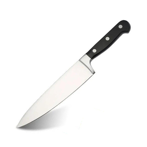 Couteau de cuisine en acier inoxydable, outil professionnel polyvalent et durable pour la préparation des aliments et la cuisine domestique - Product Image 1