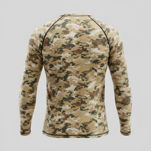 Unisex <b>Long</b> <b>Sleeve</b> Rash Guard <b>Swim</b> Shirt Compression Fit Quick Dry Surf <b>Top</b> Activewear for Water Sports Gym Training Fitness - Product Image 2