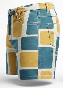 Custom Made Lightweight Casual <b>Button</b> <b>Fly</b> <b>Jeans</b> Shorts for Men 2026 Unique Design Hot Sale - Product Image 3