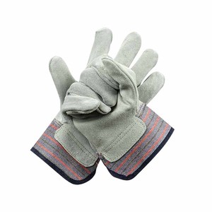 Leather Welding <b>Gloves</b> Cotton Lined Palm Reinforced Straight Thumb Test <b>Type</b> Affordable Prices for online sale - Product Image 1