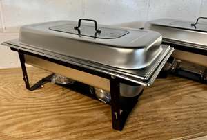 Plat de service en acier inoxydable de qualité supérieure, design élégant, durable et écoresponsable, idéal pour les buffets professionnels, mariages et fêtes - Product Image 6
