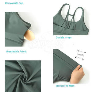 Soutien-gorge de sport de qualité supérieure, coupe confortable avec tissu extensible, parfait pour l'entraînement et la salle de sport - Product Image 6