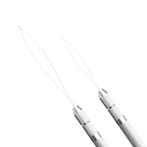 Stainless Steel Hair Extension Pliers Tool Kit Loop Pulling Tool Threader Wire <b>Beads</b> Device Lightweight Reusable A+ Grade - Product Image 2