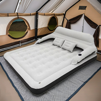 Matelas Gonflable Double Pliant Haut à Gonflage Automatique 2025 avec Pompe Intégrée, Design Moderne pour Chambre