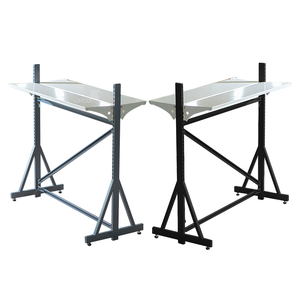 High Quality ADONG Custom Metal Powder Coated Freestanding Adjustable Height Display Racks Modern Style Detachable OEM Service - Product Image 1