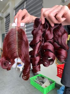 Cuticle Aligned Remy Virgin Human Hair Lace Front <b>Wig</b> for Black Women Customized Colorful 180% Density - Product Image 6