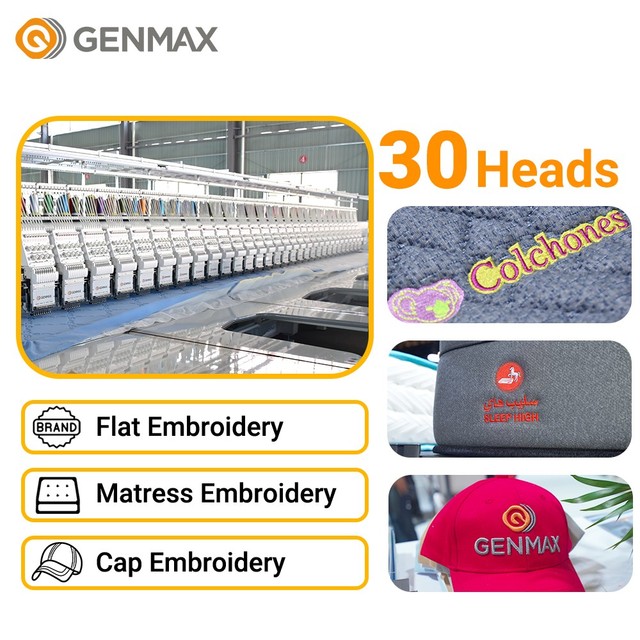Mattress Embroidery Machine 30 Heads Embroidery Machine Computerized Industrial Commercial Automatic Flat Embroidery Machine