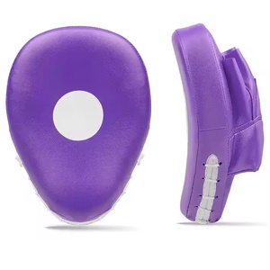 Custom Micro Boxing Focus Mitts Leather Curved Target Pads for Training & Sparring MMA Muay Thai kicboxing Focus Mitts - Product Image 1