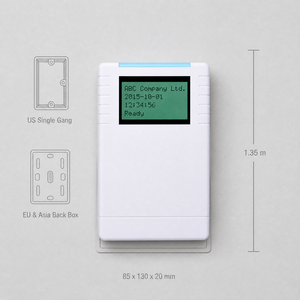 จอแสดงผล LCD เครื่องอ่านการ์ดควบคุมการเข้าถึงอัจฉริยะ เครื่องอ่านบัตรสมาร์ทการ์ดแบบไร้สัมผัส กันน้ำ IP65 - Product Image 1