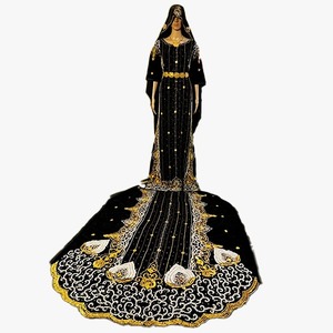 ผ้าดิรักโซมาลีล่าสุดสำหรับชุดเจ้าสาวและชุดงานเลี้ยงสำหรับผู้หญิง - Product Image 1