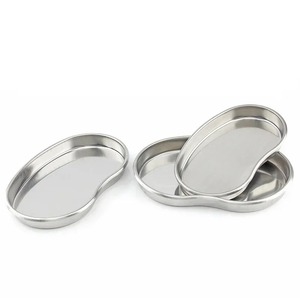 Bandeja Esterilizada de Acero Inoxidable en Forma de Riñón, Recipiente, Frasco, Botella, Pinzas, Accesorio Médico, Dental, Quirúrgico, Cosmético, para Tatuajes - Product Image 1