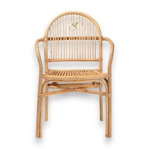 Modern Natural Outdoor <b>Rattan</b> Handmade Eco-Friendly Garden Patio Dining Chair - Product Image 1