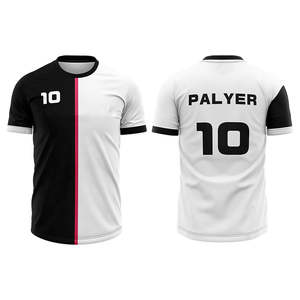 Maillot de football américain imprimé par sublimation 100% polyester, maillots de football français pour hommes, maillot de football complet de haute qualité pour jeunes - Product Image 2