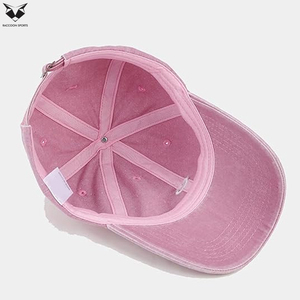 Nouvelle Arrivée Casquette de Baseball Souple Non Structurée en Coton Peau de Pêche Lavé avec Broderie Cœur Personnalisée Réglable - Product Image 4