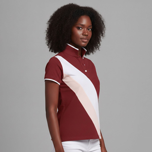 Polo pour femme de qualité supérieure, 220 GSM, tissu piqué 100% coton, respirant, confortable, décontracté, usage quotidien, fabricant OEM, étiquette privée - Product Image 3