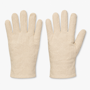 Cotton <b>Knitted</b> <b>Gloves</b> Providing Soft Hand Coverage Comfortable Movement And Breathable Construction For Light Work Handling - Product Image 1