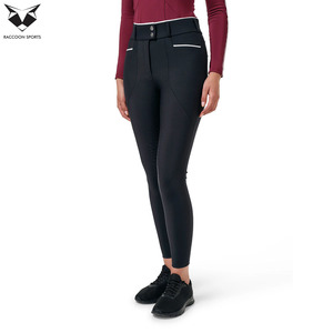 Pantalon d'équitation skinny fit extensible pour compétition, pantalon d'équitation pour femme à haute élasticité et respirant avec poche latérale - Product Image 5