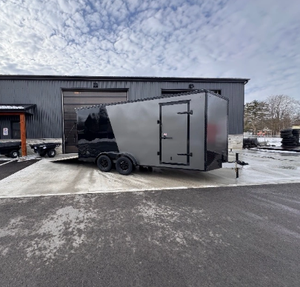 Nouvelle remorque de transport fermée en aluminium, haute capacité, 7x14 7FT INT, à prix réduit - Product Image 5