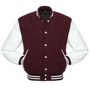 2025 Style Custom Varsity Jacket for <b>Men</b> Wool Varsity Jackets Wholesale Letterman Jacket with Leather Sleeves - Product Image 1