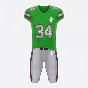 Nuevo Uniforme de Fútbol Americano para Todas las Temporadas, Cuello en V, Sin Mangas, Impresión por Sublimación, Material 100% Poliéster por RIVIAN ATLANTIC - Product Image 2