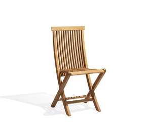 Modern Folding Teak Solid Wood Outdoor <b>Dining</b> <b>Chair</b>-Waterproof & Eco-Friendly Garden <b>Chair</b> - Product Image 1