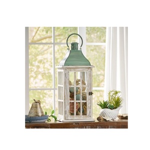 Elegante Farol de Madera para Decoración Rústica del Hogar, Decoración Festiva, Bodas y Exhibición Diaria - Product Image 4