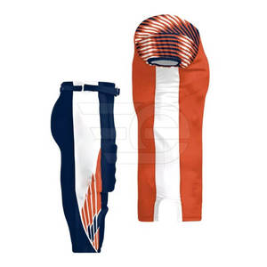 Uniforme de football américain de qualité supérieure en tissu polyester doux, idéal pour l'entraînement intensif et le confort le jour du match - Product Image 4