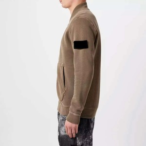 Bomber Unisex <b>Jacket</b> Custom Heated Waterproof Hooded Streetwear for Winter <b>Mandarin</b> <b>Collar</b> High Style Front Logo - Product Image 6