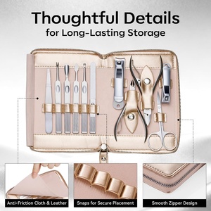 High End Manicure <b>Pedicure</b> Kits Durable Nail Care Equipment Professional Salon & Personal Grooming Tools <b>Set</b> - Product Image 4