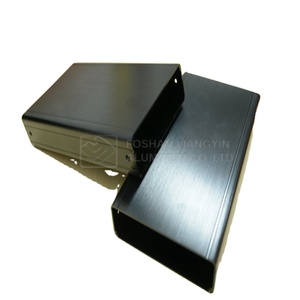 โครงอะลูมิเนียมอัดขึ้นรูป CNW สีดำอะโนไดซ์ ซีรีส์ 6000 รูปตัว T พร้อมบริการเชื่อมและตัด - Product Image 2