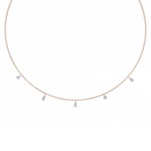 Collar con Colgante de Diamantes Cultivados en Laboratorio con Múltiples Formas, Joyería Fina de 18 Pulgadas - Product Image 2