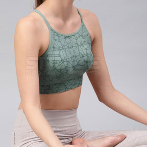 Soutien-gorge de sport sans couture pour yoga et fitness, nouvelle arrivée, meilleure qualité, respirant à l'avant, écologique, maintien moyen, meilleur prix pour femme - Product Image 2