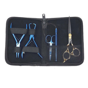 Kit d'outils professionnels en acier inoxydable pour extensions de cheveux, ensemble d'application pour extensions de cheveux vierges super double drawn, qualité supérieure - Product Image 4