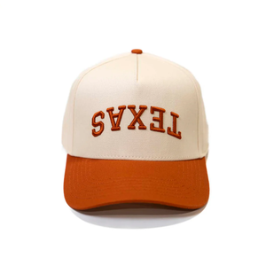 Casquette de baseball personnalisée à deux tons avec broderie en relief inversée, 5 panneaux, en coton de haute qualité, pour événements de mariage, Casquettes Gorras - Product Image 2